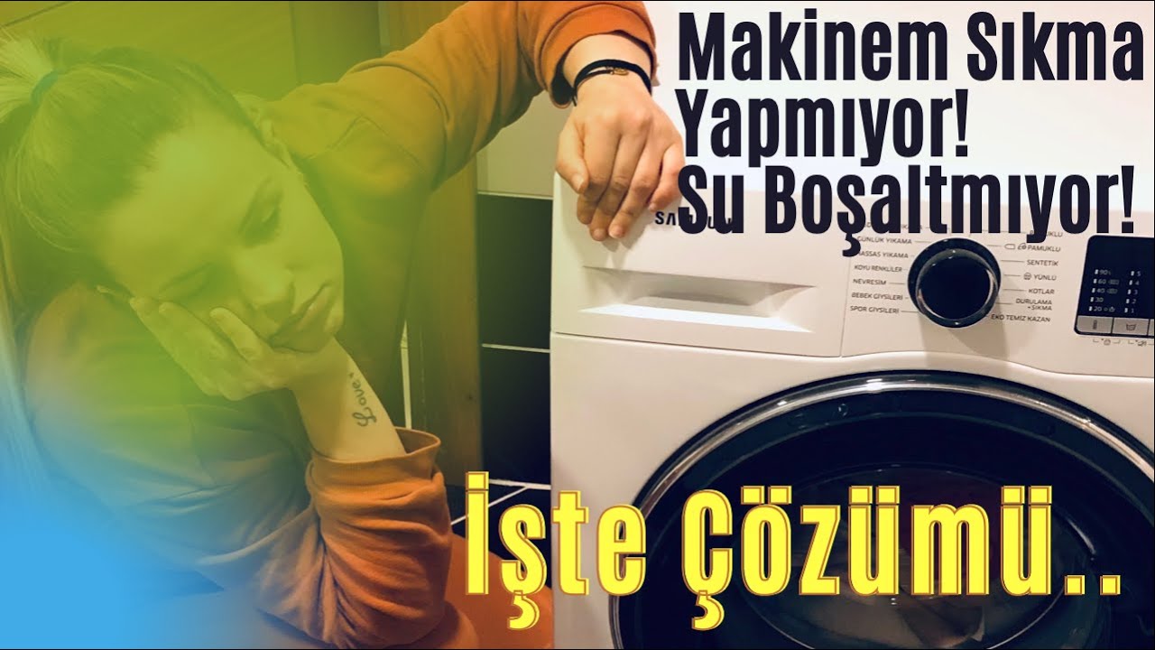 çamaşır makinesi neden sıkma yapmaz